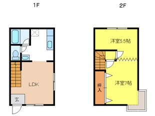 コーポサンライズの物件間取画像